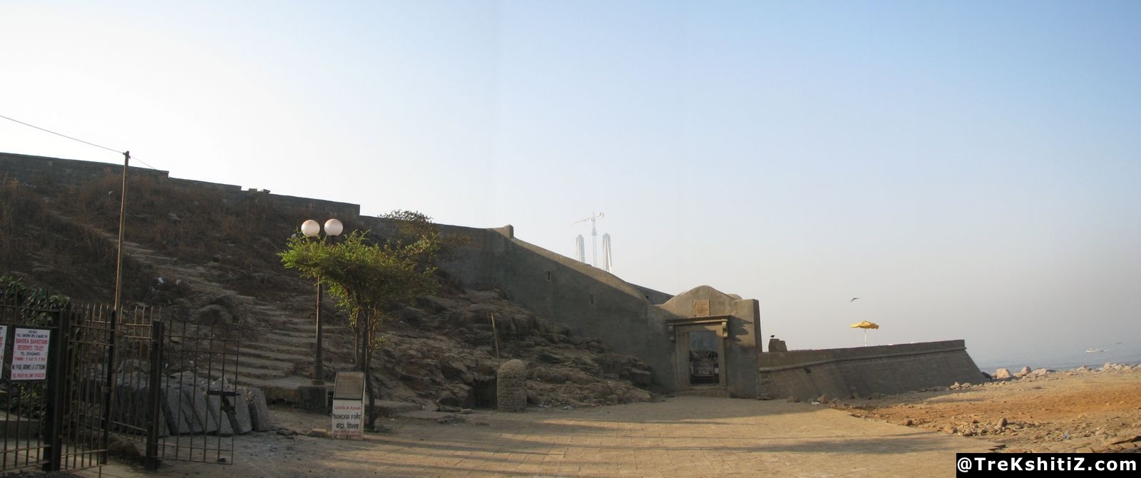 Panoramic view of Bandra Fort