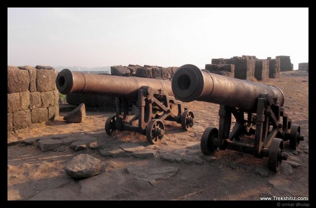 Cannons on Colaba Fort