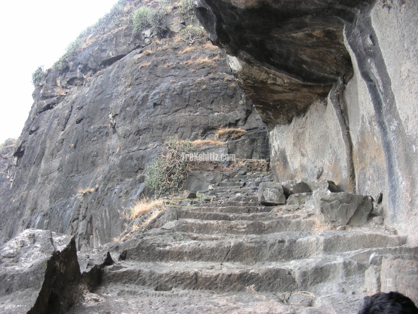 Rock cut steps Indrai