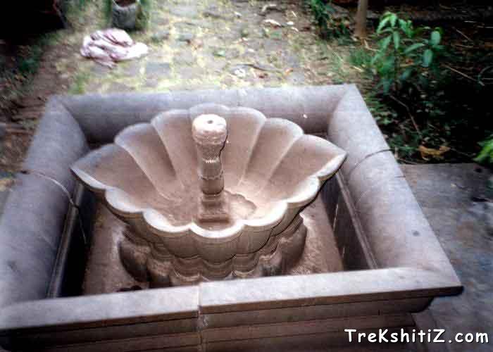 Water Fountain(one piece rock) in Nana Phadanvis's Palace at Menvali