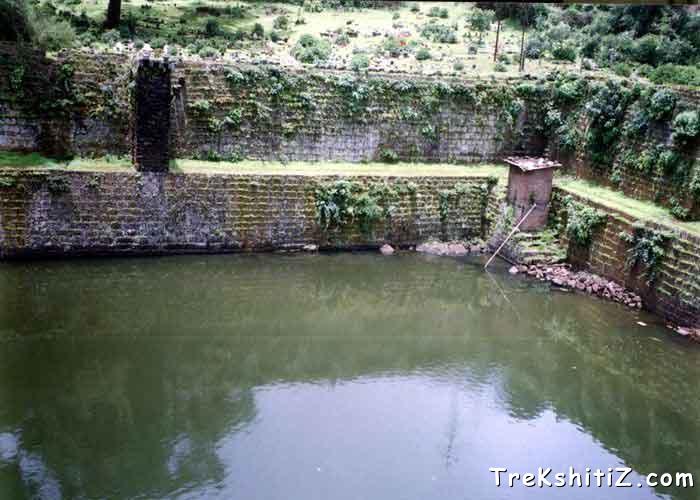 Water reservoir at Panhalgad