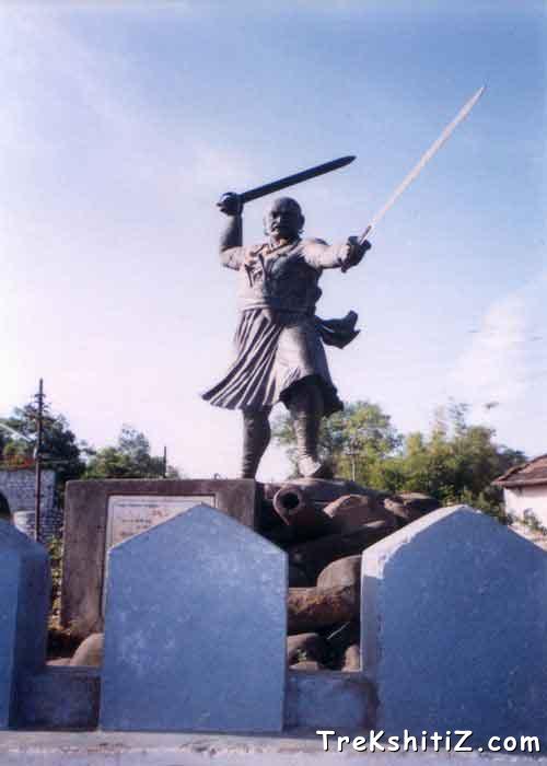 Statue of Baji Prabhu - Panhalgad.