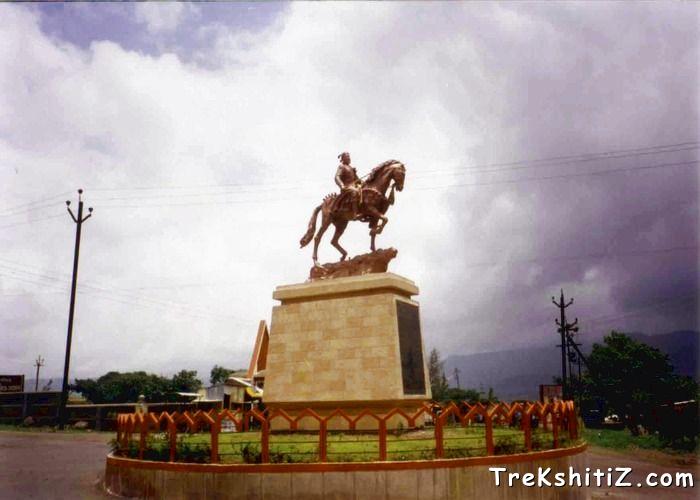 Statue of Shivaji Maharaj in Junnar