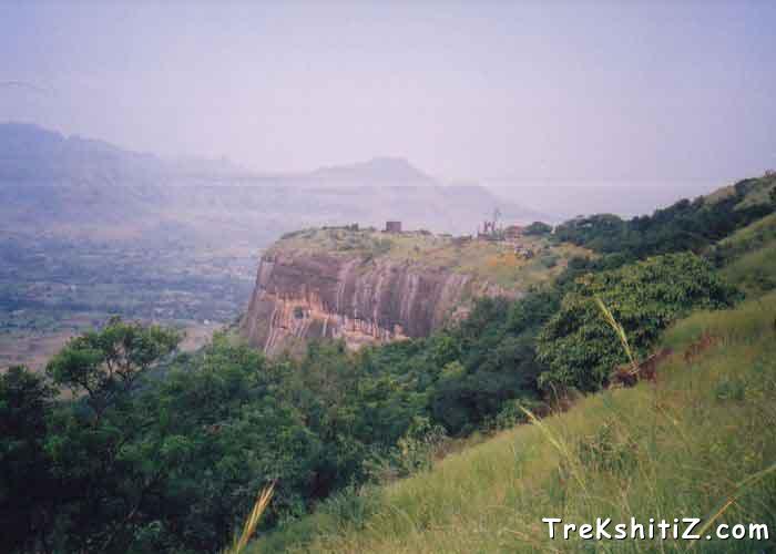 A view of northern part of Shivneri